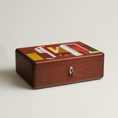 Facettes H en Dedale watch box Hermes Canada